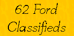 62 Ford Classified Ads
